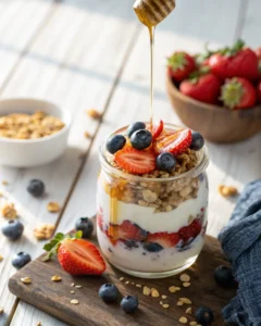 fruit and yogurt parfaits