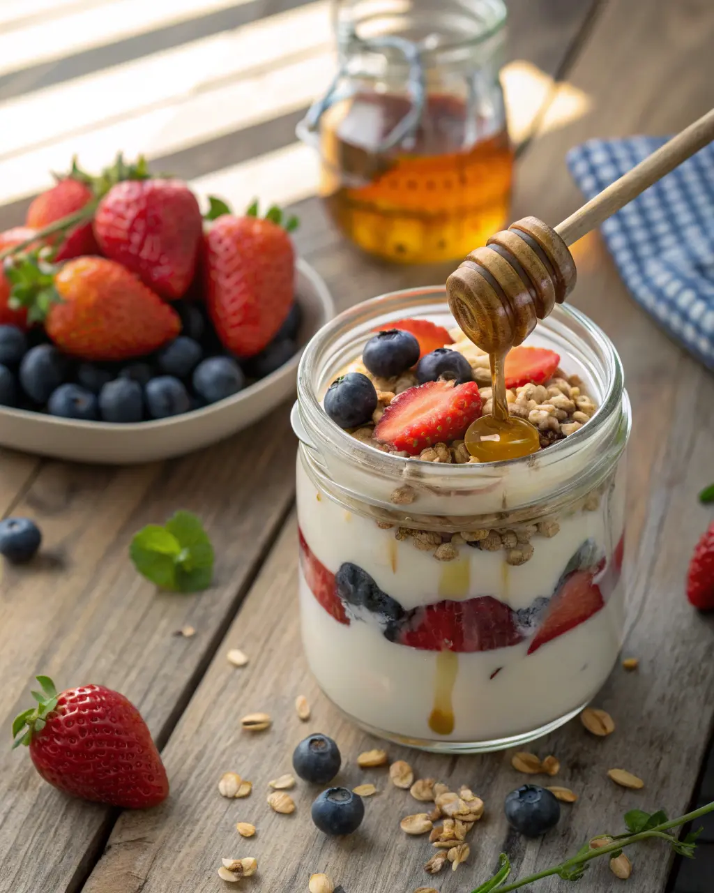 fruitand yogurt parfaits