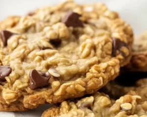 Ghirardelli Oatmeal Chocolate Chip Cookies freshly baked with gourmet chocolate chips